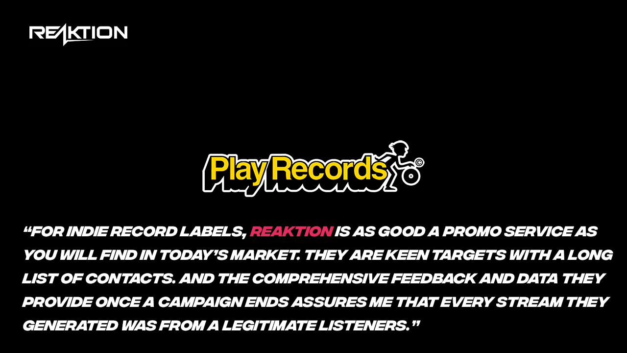 Play Records Testimonial